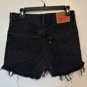 Levi's Black Women's Jean Shorts
